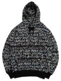 【送料無料】WHIMSY SOCKS CLAY LETTER HOODIE BLACK