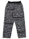 【送料無料】WHIMSY SOCKS CLAY LETTER SWEAT PANT BLACK