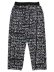 画像2: 【送料無料】WHIMSY SOCKS CLAY LETTER SWEAT PANT BLACK (2)