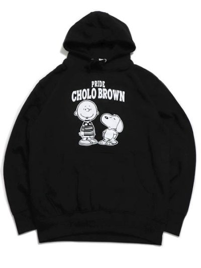 画像2: STREET WEAR PNTS PRIDE CHOLO BROWN HOODIE