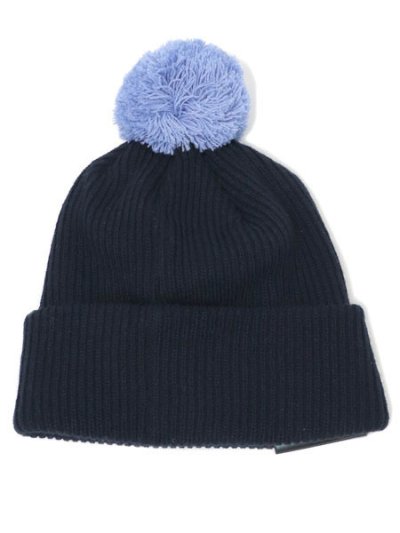 画像2: NEW ERA POM PON KNIT GORO-NAVY/C BLUE