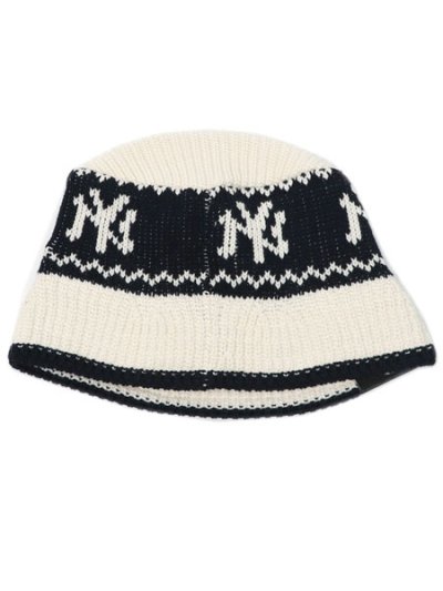 画像3: NEW ERA KNIT BUCKET GORO YANKEES CHROME/NAVY