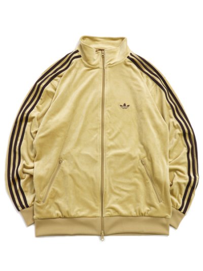 画像1: 【送料無料】ADIDAS BECKENBAUER VELOUR TRACKTOP-GOLDEN BEIGE