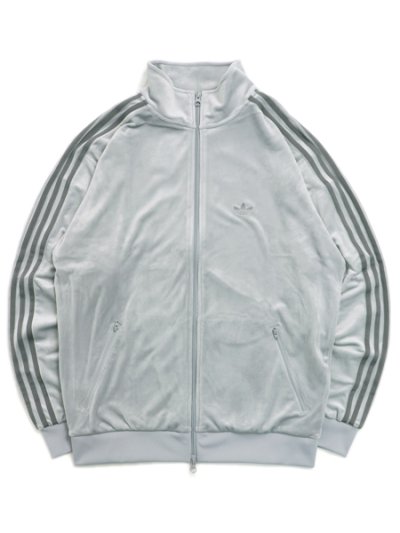 画像1: 【送料無料】ADIDAS BECKENBAUER VELOUR TRACKTOP-LIGHT ONYX