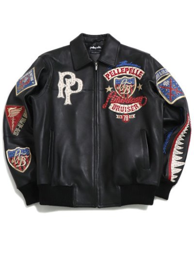 画像2: 【送料無料】PELLE PELLE AMERICAN BRUISER JACKET BLACK