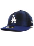 NEW ERA LP 59FIFTY OMBRE CHECK DODGERS DK ROYAL