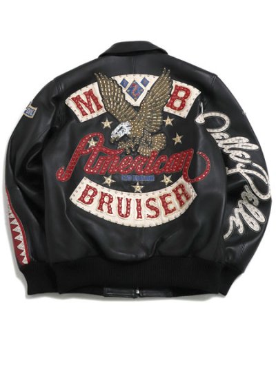 画像1: 【送料無料】PELLE PELLE AMERICAN BRUISER JACKET BLACK