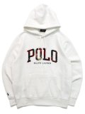 【送料無料】POLO RALPH LAUREN PLAID-LOGO FLEECE HOODIE