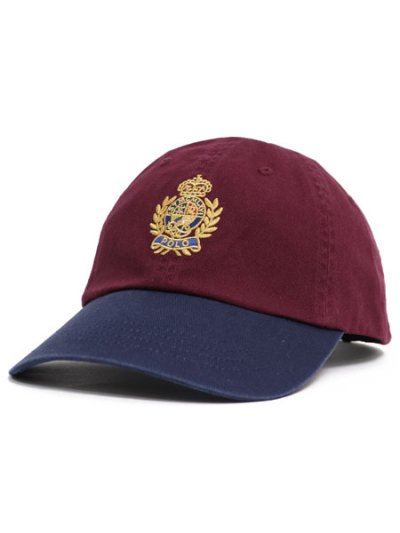 画像1: 【送料無料】POLO RALPH LAUREN TWO-TONE CREST TWILL BALL CAP