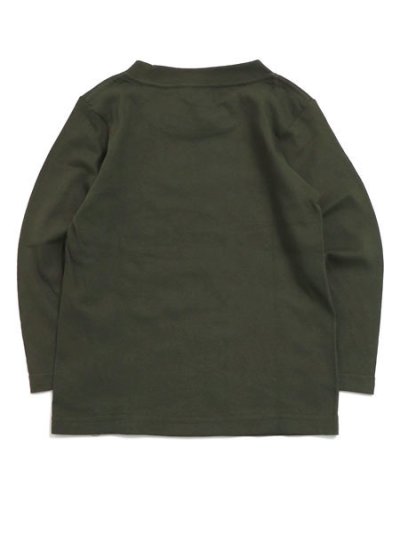 画像2: 【KIDS】FIVE STAR KIDS L/S TEE-ARMY/BLACK