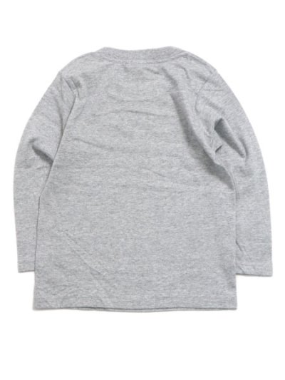 画像2: 【KIDS】FIVE STAR KIDS L/S TEE-HEATHER GREY/WHT