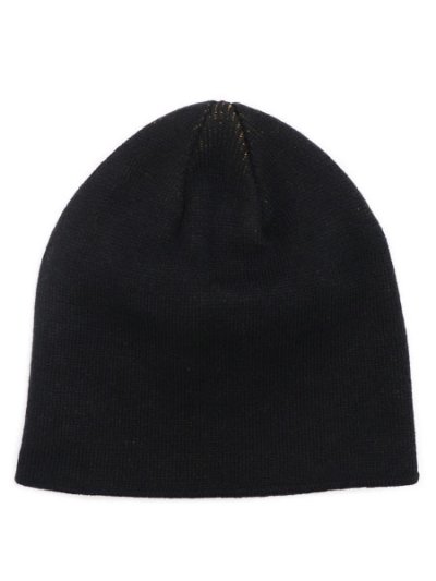 画像2: VANSON JACQUARD LOGO BEANIE BLACK/YELLOW