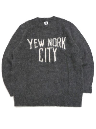 画像1: 【送料無料】EXPANSION YEW NORK MOHAIR SWEATER GRAY