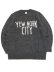 画像1: 【送料無料】EXPANSION YEW NORK MOHAIR SWEATER GRAY (1)