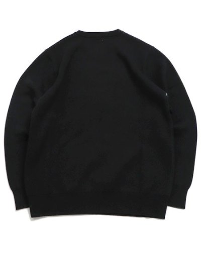 画像2: 【送料無料】EXPANSION MAD HATTAN SWEATER BLACK