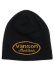 画像1: VANSON JACQUARD LOGO BEANIE BLACK/YELLOW (1)