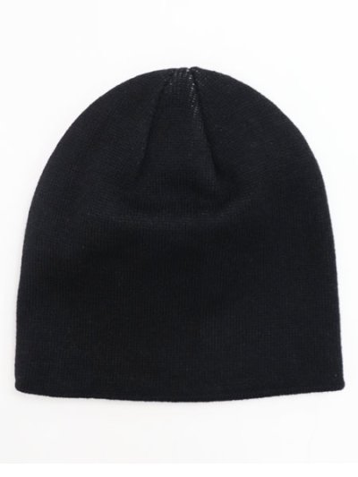 画像2: VANSON JACQUARD LOGO BEANIE BLACK/GREY