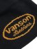 画像3: VANSON JACQUARD LOGO BEANIE BLACK/YELLOW (3)