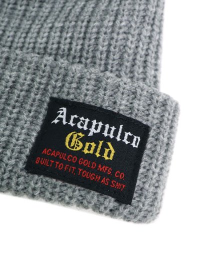 画像3: ACAPULCO GOLD FISHERMAN BEANIE HEATHER GREY