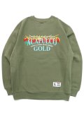 【送料無料】ACAPULCO GOLD MOUNTAIN RANGE CREWNECK SWEATSHIRT ARMY