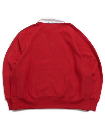 画像2: 【送料無料】CHAMPION RW RUGBY SWEATSHIRT ATHLETIC RED