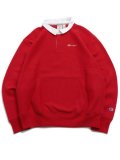 【送料無料】CHAMPION RW RUGBY SWEATSHIRT ATHLETIC RED