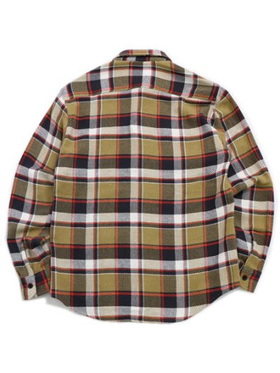 画像2: AVIREX DAILY FLANNEL CHECK SHIRT BEIGE