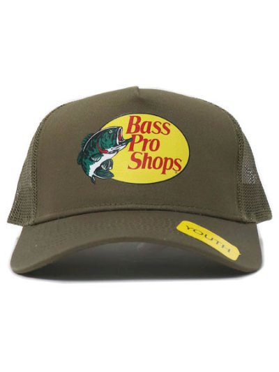 画像2: 【KIDS】BASS PRO SHOPS YOUTH BPS MESH BACK CAP OLIVE