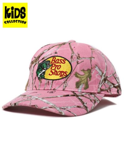 画像1: 【KIDS】BASS PRO SHOPS TODDLER BPS LOGO CAMO CAP-TT CONCEAL PNK