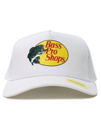 画像2: 【KIDS】BASS PRO SHOPS YOUTH BPS MESH BACK CAP WHITE