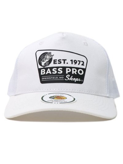 画像2: BASS PRO SHOPS VINTAGE SIGN TRUCKER CAP-WHITE