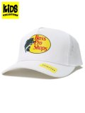 【KIDS】BASS PRO SHOPS YOUTH BPS MESH BACK CAP WHITE