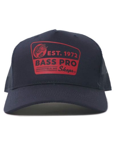 画像2: BASS PRO SHOPS VINTAGE SIGN TRUCKER CAP-NAVY