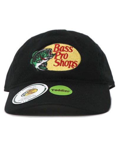 画像2: 【KIDS】BASS PRO SHOPS TODDLER EMBROIDERED LOGO TWILL CAP BLACK