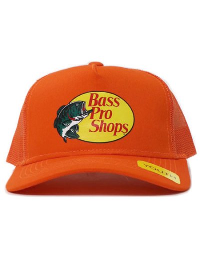 画像2: 【KIDS】BASS PRO SHOPS YOUTH BPS MESH BACK CAP ORANGE