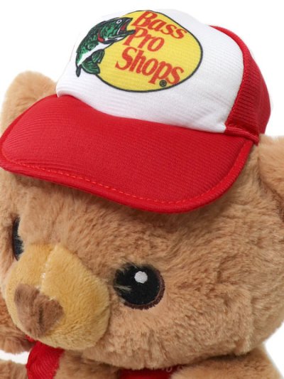 画像4: BASS PRO SHOPS PLUSH STUFFED TRUCKER CAP BEAR RED