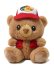 画像1: BASS PRO SHOPS PLUSH STUFFED TRUCKER CAP BEAR RED (1)