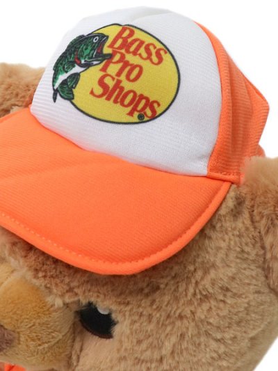 画像4: BASS PRO SHOPS PLUSH STUFFED TRUCKER CAP BEAR ORANGE