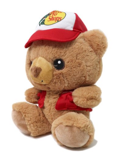 画像2: BASS PRO SHOPS PLUSH STUFFED TRUCKER CAP BEAR RED