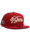 NEW ERA 9FIFTY 9FIFTY MAIN SCRIPT SAN FRANCISCO 49ERS