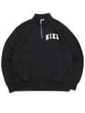 NIKE CLUB BB ARCH HALF ZIP LS TOP-BLACK/WHITE