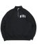 画像1: NIKE CLUB BB ARCH HALF ZIP LS TOP-BLACK/WHITE (1)