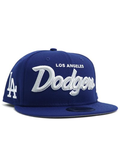 画像1: NEW ERA 9FIFTY WORDMARK SCRIPT DODGERS