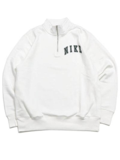 画像1: NIKE CLUB BB ARCH HALF ZIP LS TOP-SAIL/FIR