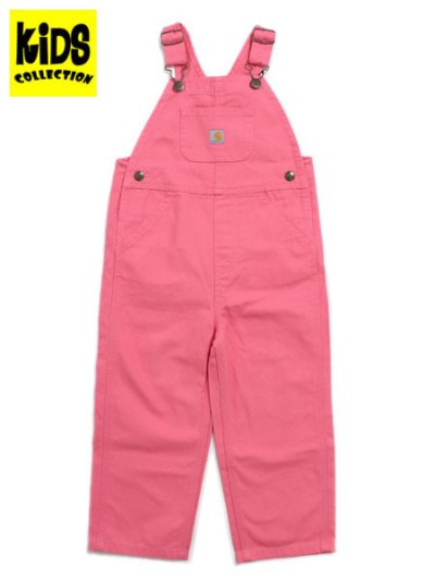 画像1: 【KIDS】CARHARTT KIDS TD LOOSE CNV BIB OVERALL-PK LEMONAD