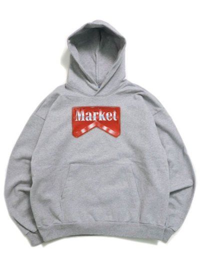 画像2: 【送料無料】MARKET BULLRIDER HOODIE ASH