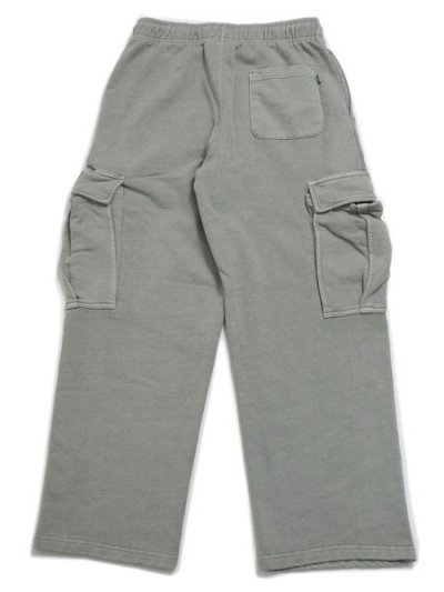 画像2: 【送料無料】PRO CLUB HW VINTAGE WASH CARGO SWEAT PANT SILVER