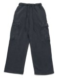 【送料無料】PRO CLUB HW VINTAGE WASH CARGO SWEAT PANT BLACK