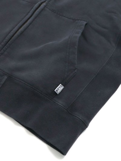 画像3: 【送料無料】PRO CLUB HW VINTAGE WASH ZIP HOODIE BLACK