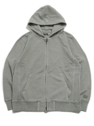 画像1: 【送料無料】PRO CLUB HW VINTAGE WASH ZIP HOODIE SILVER